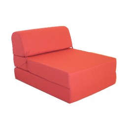 Canapés lit une place en rouge 