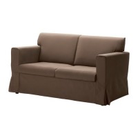 Canapé 2 places pour salon coloris marron