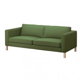 Canapé 3 places pour salon coloris vert 