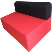 Canapés lit deux places coloris Rouge et Noir 